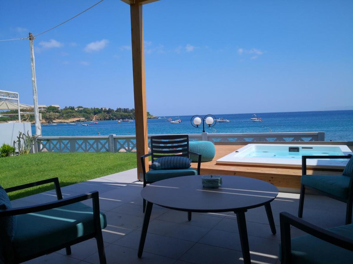 Lenico Seafront Villa Agia Pelagia  Buitenkant foto